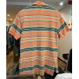 画像3: POLO ralph lauren【ラルフローレン】ビンテージ【オレンジｘ緑】【ボーダー柄】【ポロシャツ】【サイズＭ】<br> (3)