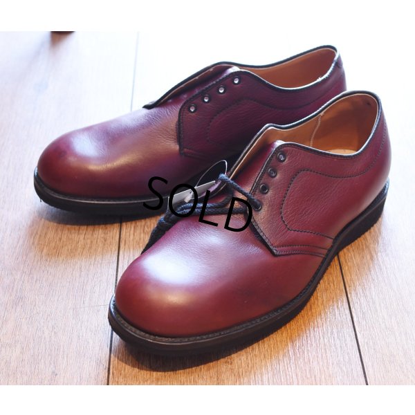 画像1: 【デッドストック】ビンテージ【ALDEN】【オールデン】ブラウン【プレーントゥ】【9 1/2 B/D】【27.5cm程度】 