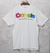 【デッドストック】ビンテージ【DELTA】デルタ 【白】Crayola【Tシャツ】サイズXL 