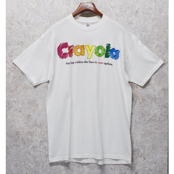画像1: 【デッドストック】ビンテージ【DELTA】デルタ 【白】Crayola【Tシャツ】サイズXL 