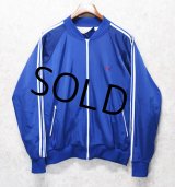 【ビンテージ】【Tonix】【青×白ライン】ジャージ【トラックジャケット】【トラックジャージ】【サイズＸＬ】 