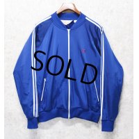 【ビンテージ】【Tonix】【青×白ライン】ジャージ【トラックジャケット】【トラックジャージ】【サイズＸＬ】 