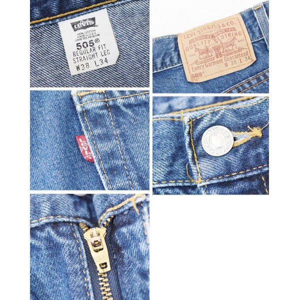 画像2: USA製【ビンテージ】【LEVI'S】【リーバイス５０５】505【デニムパンツ】【38ｘ34】 