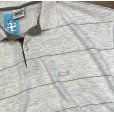 画像3: USA製【ビンテージ】【LE TIGER】【ルティグレ】【グレーｘ茶】ボーダー【ポロシャツ】【サイズＸＬ】<br> (3)