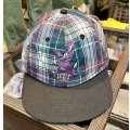 【デッドストック】【REAL MONSTERS】【チェック柄】【コットンBBキャップ】  