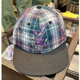 【デッドストック】【REAL MONSTERS】【チェック柄】【コットンBBキャップ】  