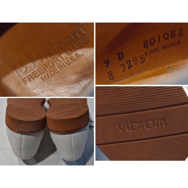 画像2: USA製【ビンテージ】L.L.Bean【エルエルビーン】【ホワイトバックス】シューズ【9D】【27cm程度】 