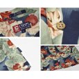 画像2: 【CHAPS】チャップス【ラルフローレン】POLO RALPH LAUREN 【青×ハイビスカス】【レーヨン×コットン】【アロハシャツ】【サイズＸＬ】 <br> (2)