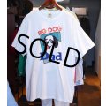 【デッドストック】【USA製】ビンテージ【BIG DOGS】ビッグドッグス DAD 【白】【Tシャツ】サイズXL 