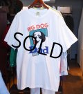 【デッドストック】【USA製】ビンテージ【BIG DOGS】ビッグドッグス DAD 【白】【Tシャツ】サイズXL 