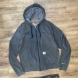 画像1: ビンテージ【carhartt】【カーハート】【RELAXED FIT】チャコール【ジップアップパーカー】【サイズM】<br> (1)