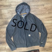 ビンテージ【carhartt】【カーハート】【RELAXED FIT】チャコール【ジップアップパーカー】【サイズM】 