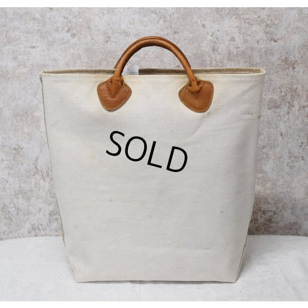 画像5: 【ビンテージ】L.L.bean【L.L.ビーン】【生成り】【レザーハンドル】【キャンバス】【カスタムトートバッグ】ビーントート 