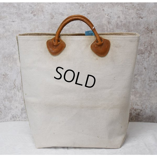 画像3: 【ビンテージ】L.L.bean【L.L.ビーン】【生成り】【レザーハンドル】【キャンバス】【カスタムトートバッグ】ビーントート 