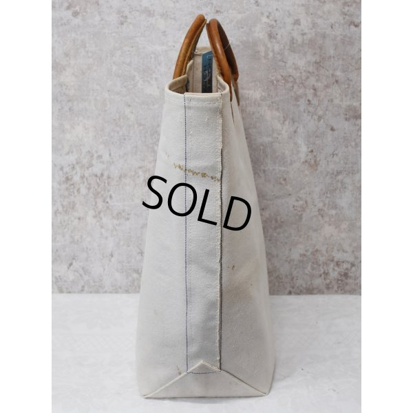 画像4: 【ビンテージ】L.L.bean【L.L.ビーン】【生成り】【レザーハンドル】【キャンバス】【カスタムトートバッグ】ビーントート 