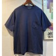 画像1: 90's【USA製】【MIXED BLUES】【紺】【無地】【ポケット付き】【Tシャツ】【サイズM】<br> (1)