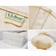 画像2: 【ビンテージ】L.L.bean【L.L.ビーン】【生成り】【レザーハンドル】【キャンバス】【カスタムトートバッグ】ビーントート<br> (2)