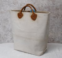 【ビンテージ】L.L.bean【L.L.ビーン】【生成り】【レザーハンドル】【キャンバス】【カスタムトートバッグ】ビーントート 