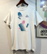 90’s〜 ビンテージ【SIM】シングルステッチ【MEBCO】クシ【白】【Tシャツ】サイズXL 
