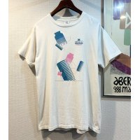 90’s〜 ビンテージ【SIM】シングルステッチ【MEBCO】クシ【白】【Tシャツ】サイズXL 