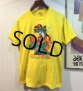 【デッドストック】 【90's】【USA製】スクリーンスターズ【ビンテージ】【SOFTBALL TOURNAMENT】【魚】【黄色】【Tシャツ】【サイズXL】 
