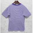 画像3: 【ビンテージ】【Abercrombie&Fitch】【アバクロンビー＆フィッチ】 【紫×白ボーダー】ポケット付き【コットン】【Tシャツ】【サイズＭ】<br> (3)