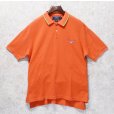画像1: 90's【ポロスポーツ】【POLO SPORT】【ラルフローレン】【オレンジ×黄緑】【コットン】【ポロシャツ】【半袖Tシャツ】【サイズＬ】<br> (1)
