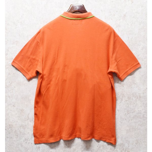 画像3: 90's【ポロスポーツ】【POLO SPORT】【ラルフローレン】【オレンジ×黄緑】【コットン】【ポロシャツ】【半袖Tシャツ】【サイズＬ】 