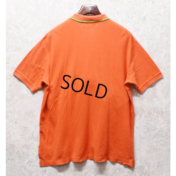 画像3: 90's【ポロスポーツ】【POLO SPORT】【ラルフローレン】【オレンジ×黄緑】【コットン】【ポロシャツ】【半袖Tシャツ】【サイズＬ】 