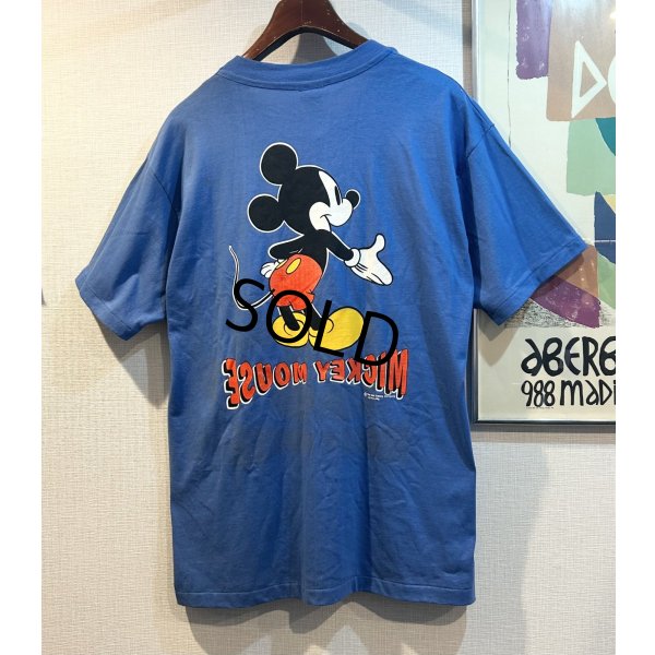 画像3: 90's~【USA製】【ビンテージ】Sherry's【シェリー】ミッキーマウス【フロリダ】【ディズニー】【バックプリント付き】青【Ｔシャツ】【サイズXL】 