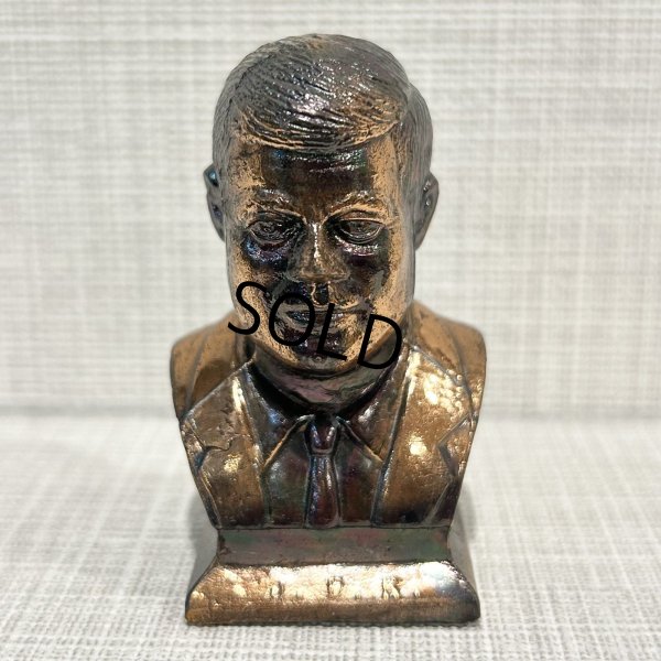 画像5: 【ビンテージ】アンティーク【ジョン・F・ケネディ】【胸像】【ブロンズ像】 