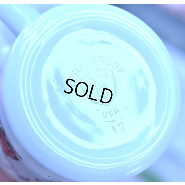 画像6: ビンテージ【FEDERAL】フェデラル【ホワイト】【スヌーピー】ミルクガラスマグ 