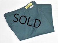 デッドストック【USA製】【ビンテージ】【EMC】【緑】【ワークパンツ】【ポリコットン】【34×28】 