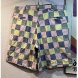 画像3: 【BERLE】【緑×青×ピンク×黄色】【ショートパンツ】【パッチワーク】【短パン】【ｗ36】<br> (3)