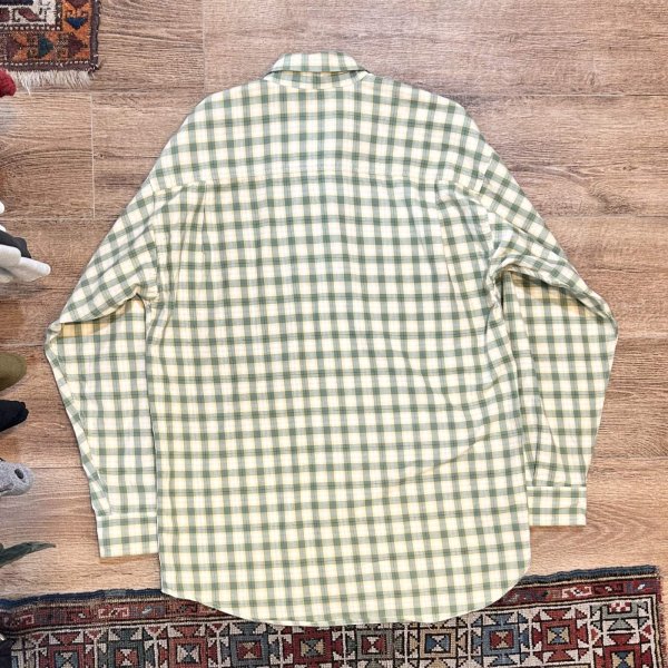 画像3: 【ビンテージ】【オールドギャップ】【GAP】【緑ｘ黄色】チェック【コットンシャツ】【サイズM】 