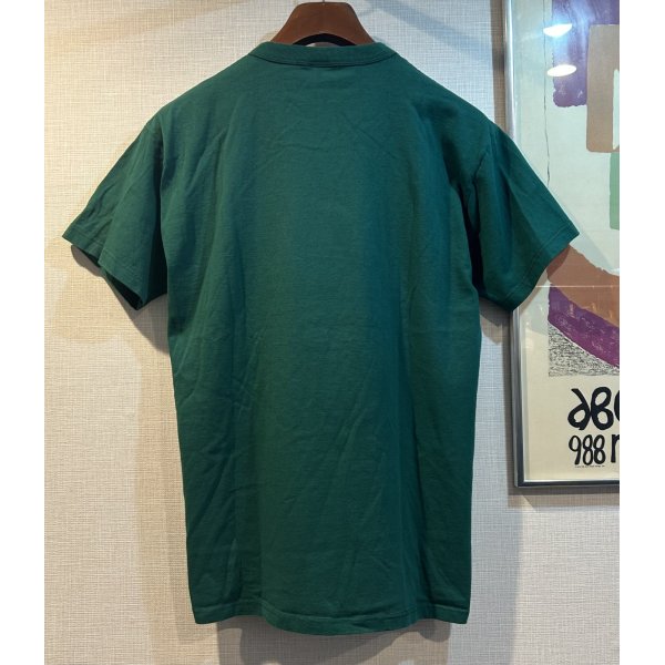 画像3: 90's【USA製】【デッドストック】【ラッセル】【緑】【無地】【Tシャツ】【サイズM】 