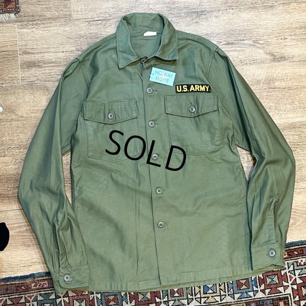 画像1: 程度良好【∼70's】【米軍実物】【ビンテージ】【U.S.ARMY】【OG107】【ユーティリティシャツ】【15 1/2】 