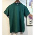 画像1: 90's【USA製】【デッドストック】【ラッセル】【緑】【無地】【Tシャツ】【サイズM】<br> (1)