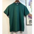 90's【USA製】【デッドストック】【ラッセル】【緑】【無地】【Tシャツ】【サイズM】 