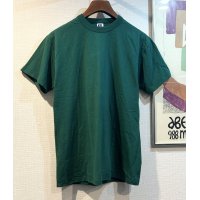 90's【USA製】【デッドストック】【ラッセル】【緑】【無地】【Tシャツ】【サイズM】 