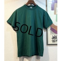 90's【USA製】【デッドストック】【ラッセル】【緑】【無地】【Tシャツ】【サイズM】 