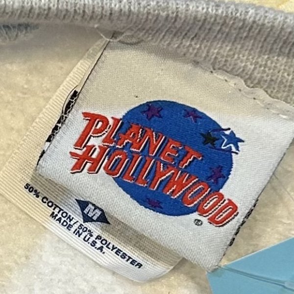 画像2: 90’ｓ USA製【ビンテージ】【Planet hollywood】【プラネットハリウッド】【霜降りグレー】【スウェット】【サイズＭ】 