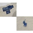 画像2: POLO ralph lauren【ラルフローレン】ビンテージ【オートミール】【コットン】【ポロシャツ】半袖シャツ【サイズL】<br> (2)