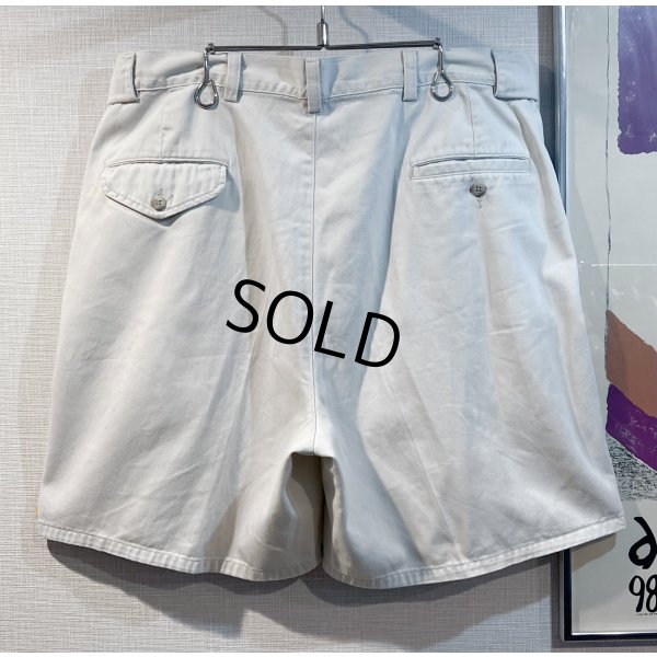 画像3: 【POLO RALPH LAUREN】ラルフローレン【白】【２タック】【ショートパンツ】【短パン】【コットンショーツ】【W36程度】 