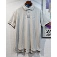 画像1: POLO ralph lauren【ラルフローレン】ビンテージ【オートミール】【コットン】【ポロシャツ】半袖シャツ【サイズL】<br> (1)