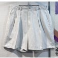 画像1: 【POLO RALPH LAUREN】ラルフローレン【白】【２タック】【ショートパンツ】【短パン】【コットンショーツ】【W36程度】<br> (1)