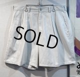 【POLO RALPH LAUREN】ラルフローレン【白】【２タック】【ショートパンツ】【短パン】【コットンショーツ】【W36程度】 