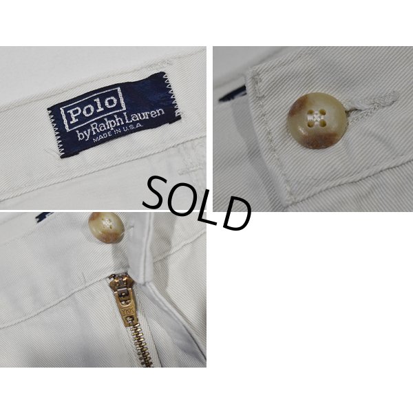 画像2: 【POLO RALPH LAUREN】ラルフローレン【白】【２タック】【ショートパンツ】【短パン】【コットンショーツ】【W36程度】 