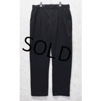 【Ralph Lauren】ラルフローレン【黒】【ETHAN PANT】【イーサンパンツ】【2タック】【コットンパンツ】【34ｘ32】 