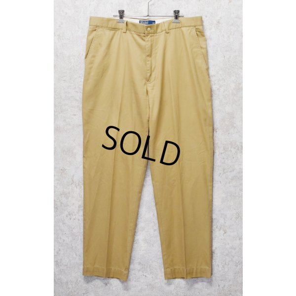 画像1: 【ラルフローレン】POLO RALPH LAUREN【ライトブラウン】【コットンパンツ】【36×30】 